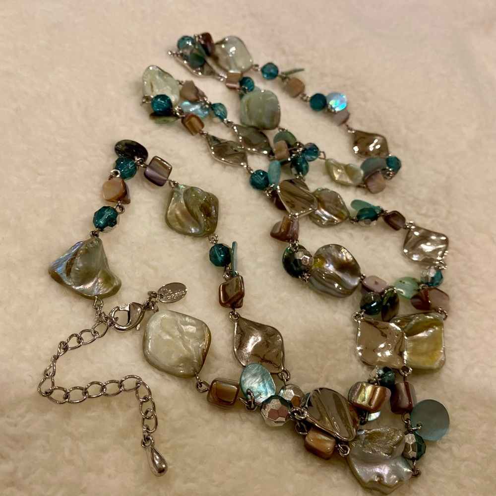 Lia Sophia Elegant Multicolor Necklace EUC